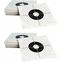 Outletdelocio. Pack de 200 dianas de Carton de Tiro al Blanco tamaño 14x14 cm. 2-36500